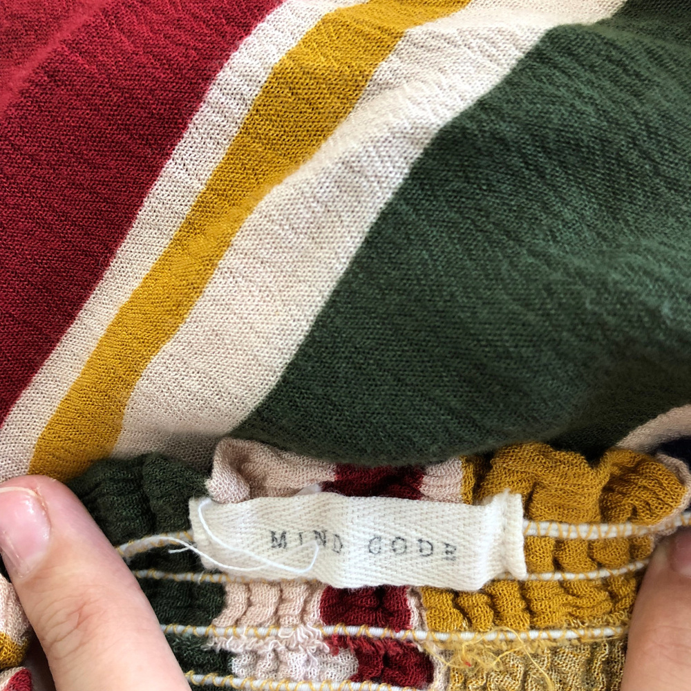 Mind Code Strapless Striped Multicolor Jumpsuit - image 8